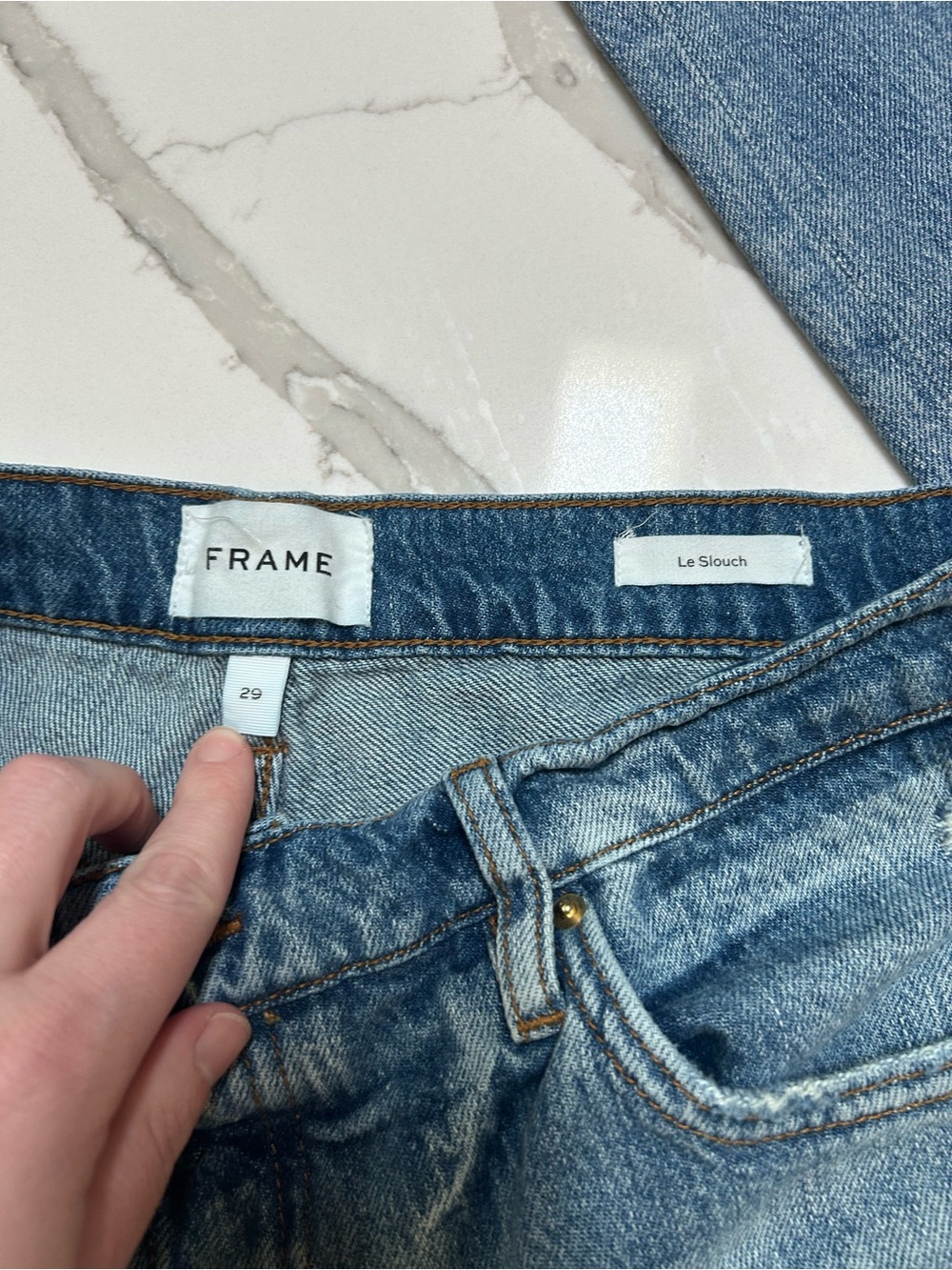 Frame le slouch women’s Denim jeans size 29 - Picture 4 of 5